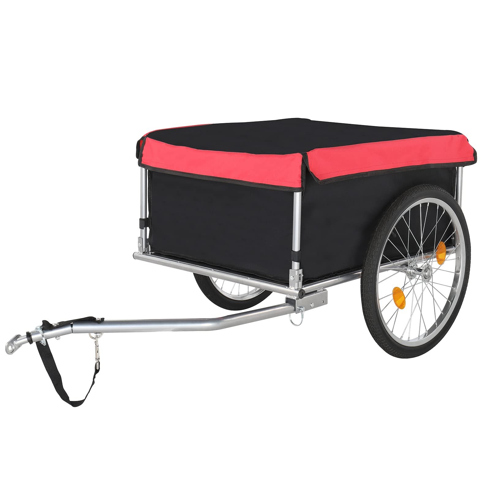 PEXMOR Bike Cargo Trailer Foldable Bicycle Cart Bike Wagon Trailer